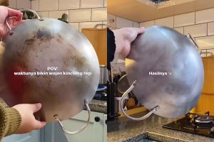 Wajan berkerak bukan masalah, coba cara praktis ini agar kinclong lagi seketika tanpa abu gosok