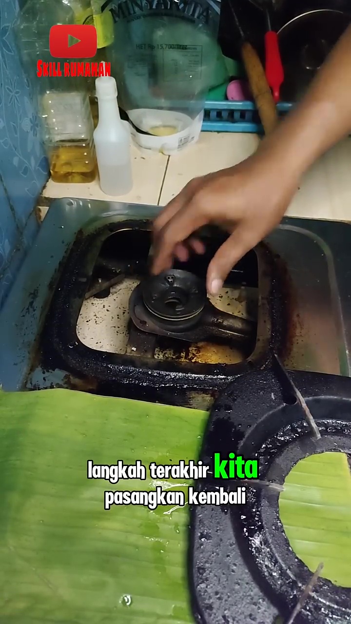 Api kompor kurang besar? Ini cara mengatasinya agar lebih besar cuma pakai cuka, begini caranya
