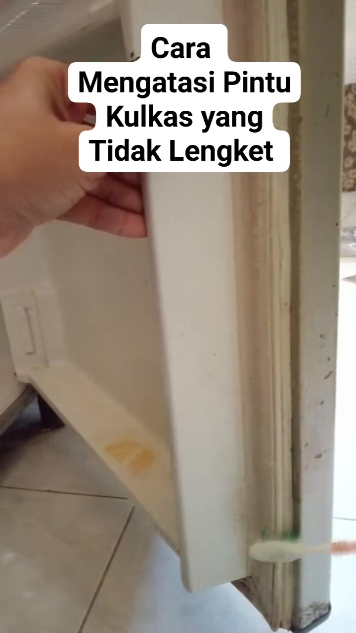 Karet pintu kulkas longgar jangan dibiarkan! Segera bersihkan dengan cara ini biar rapat lagi