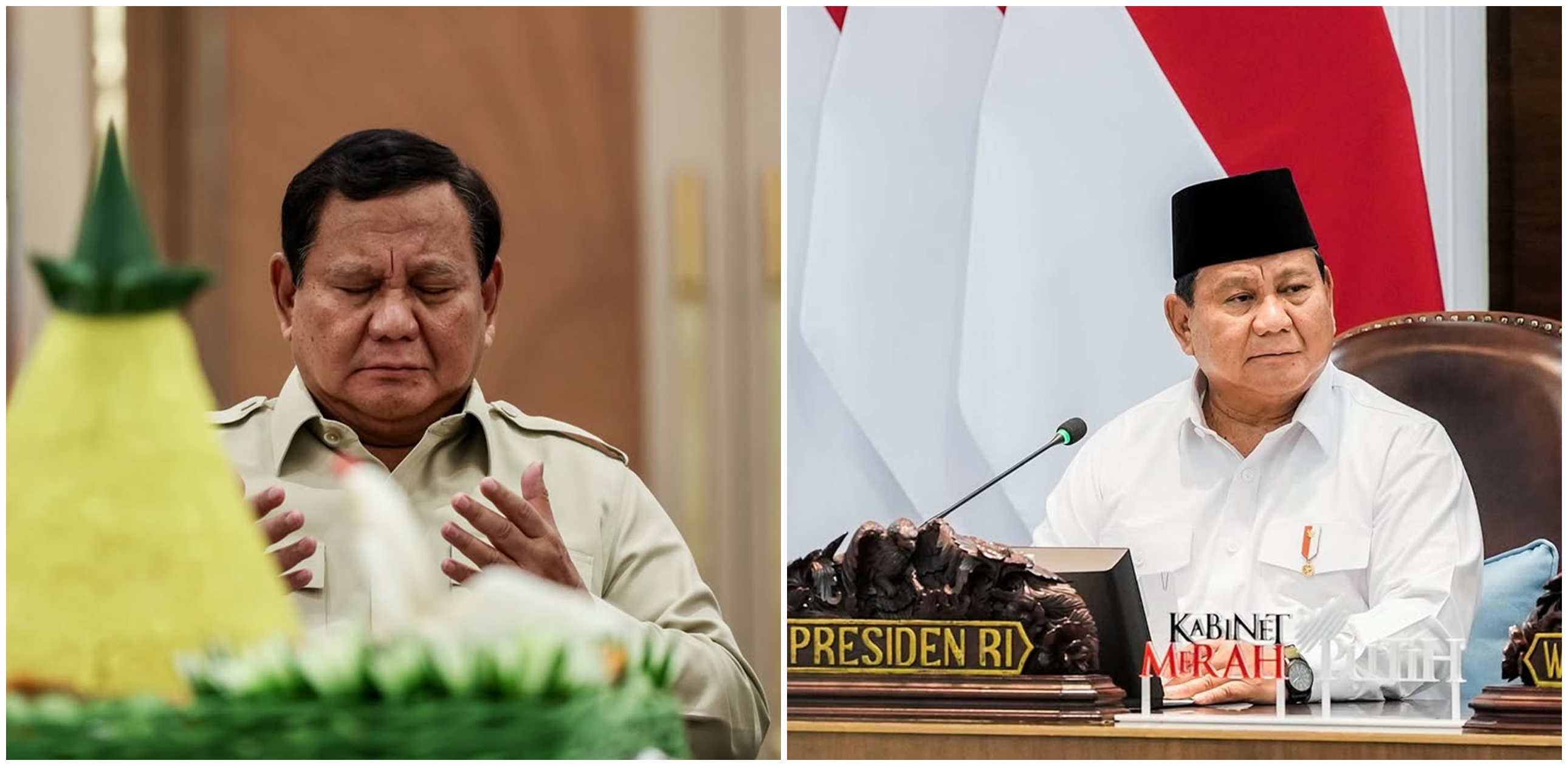 Puji para menterinya kerja terus, Prabowo: Kasihan para menteri tak punya libur