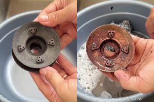 Api kompor jadi merah karena burner dekil? Coba rendam dengan cairan ini, auto bersih bebas kerak 
