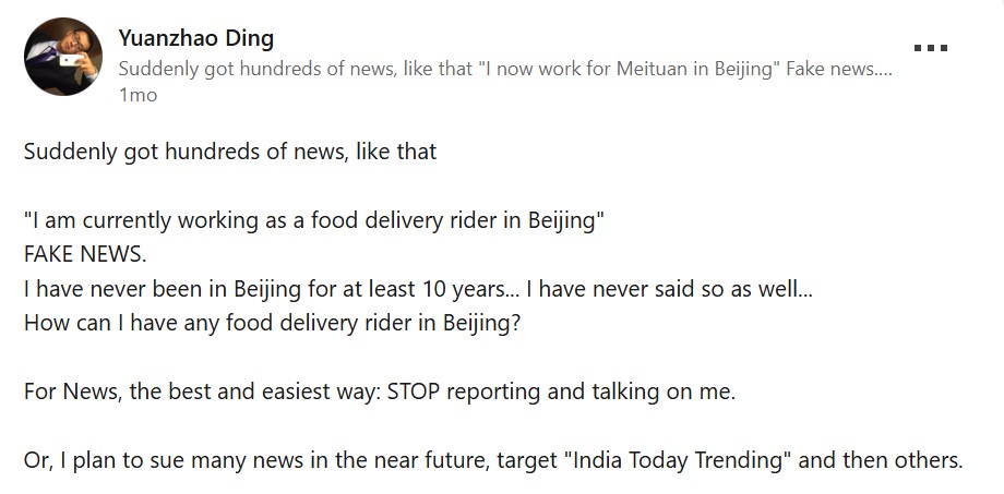 Sempat viral pria bergelar doktor dan lulusan Oxford jadi kurir, ternyata hoax, begini faktanya