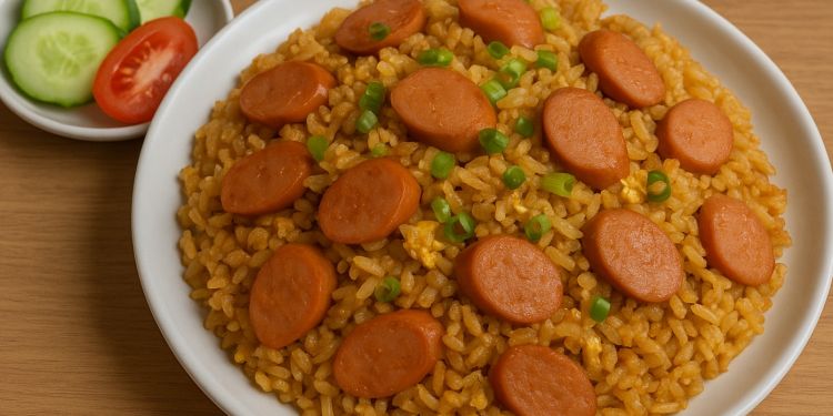 Resep nasi goreng sosis simpel dan enak, menu andalan praktis anak kost