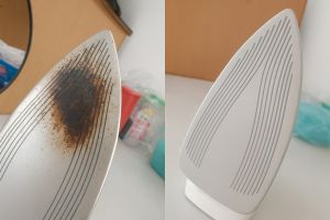 Setrika lengket bikin baju gosong? Cuma pakai 1 bahan dapur, dijamin langsung kinclong