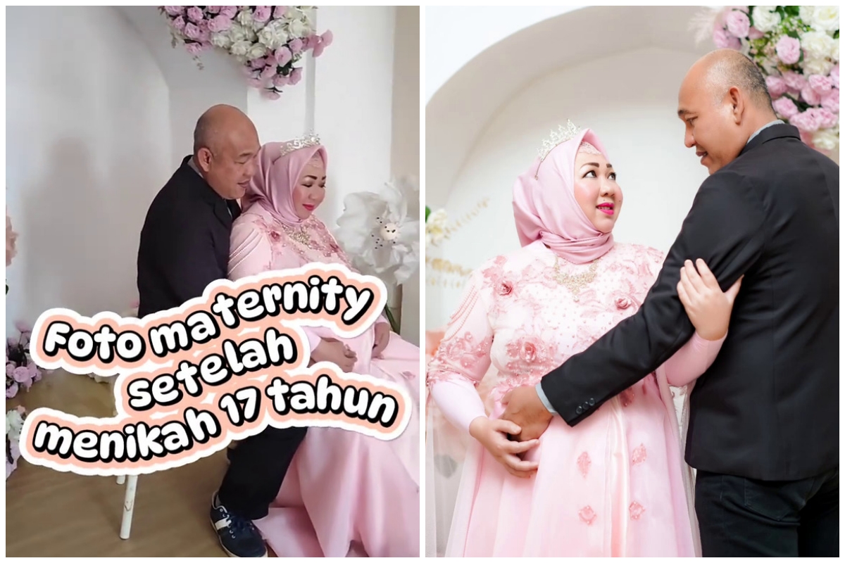 Bahagianya nular, ini 7 potret maternity shoot pasutri yang baru dikaruniai anak usai 17 tahun menikah