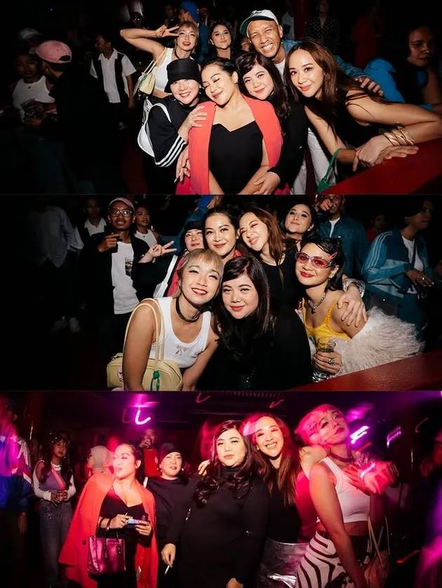 7 Potret meriah perayaan ulang tahun Andien ke-40 yang mengusung konsep Y2K, balik jadi MTV Star