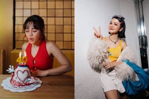 7 Potret meriah perayaan ulang tahun Andien ke-40 yang mengusung konsep Y2K, balik jadi MTV Star