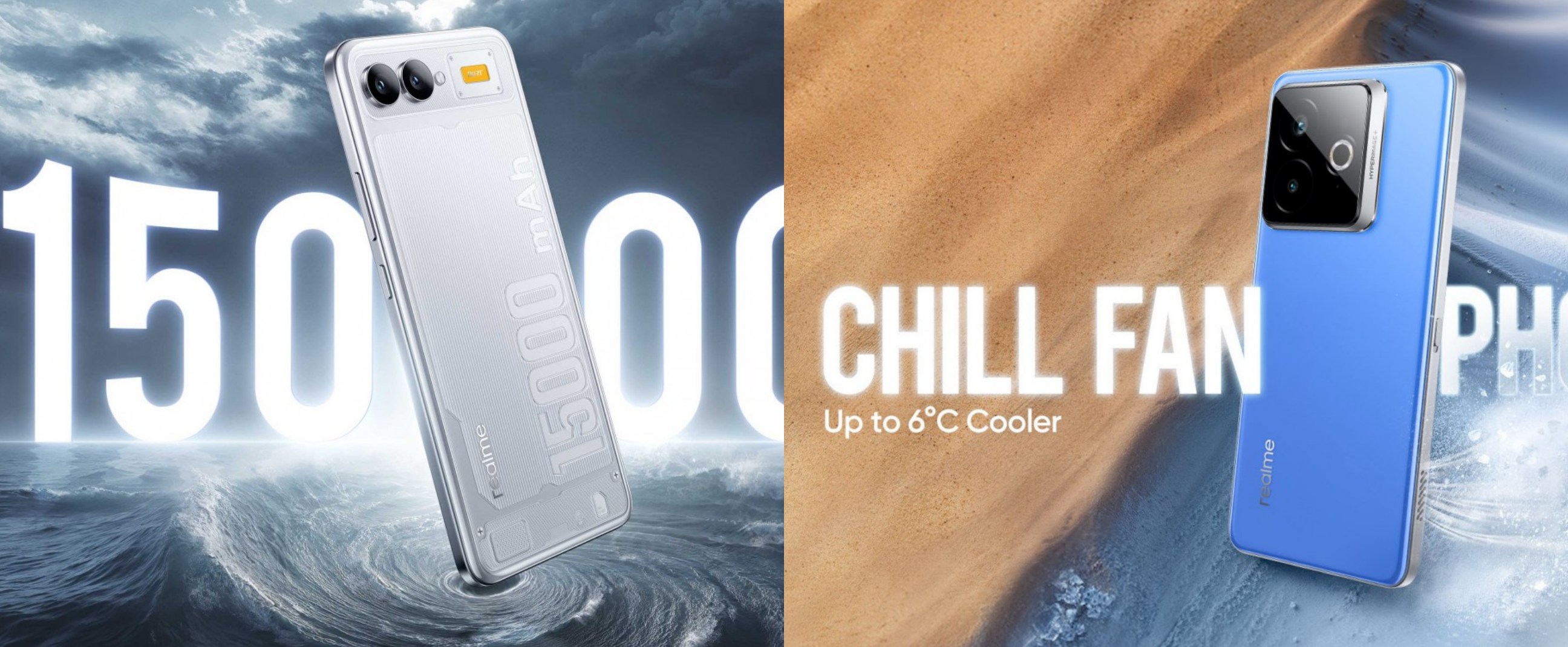 Mengintip 2 smartphone konserp realme yang ajaib, ada yang punya baterai 15.000 mAh dan 'AC' mini