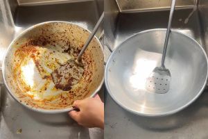 Habis masak rendang, wajan jadi amis dan berkerak? Cuci pakai 2 bahan dapur ini, beres hanya 10 menit