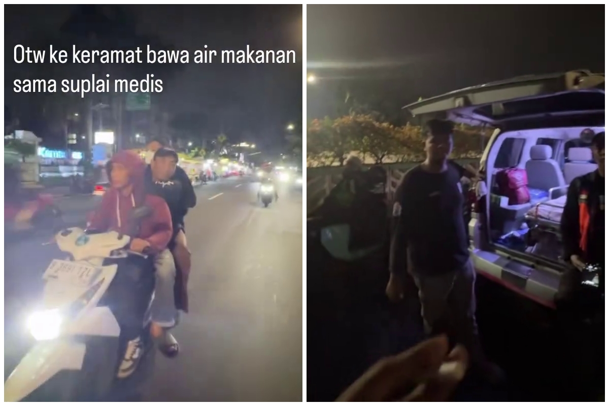 9 Potret Young Lex buka posko medis untuk pendemo, ikut antar makanan dan bantuan buat medis