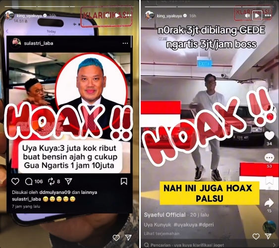 Uya Kuya klarifikasi video joget-joget usai isu upah DPR naik viral di medsos, ungkap permintaan maaf