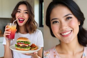 Nggak luntur saat makan dan minum, ini trik jitu biar lipstik tahan lama