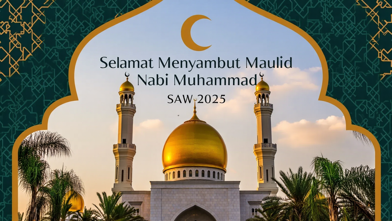 100 Kata-kata indah menyambut Maulid Nabi Muhammad SAW 2025, penuh makna dan doa