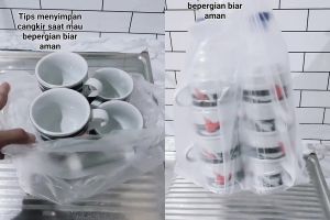 Ingin bawa cangkir saat bepergian? Coba gunakan 1 sampah dapur ini biar lebih aman dan antipecah
