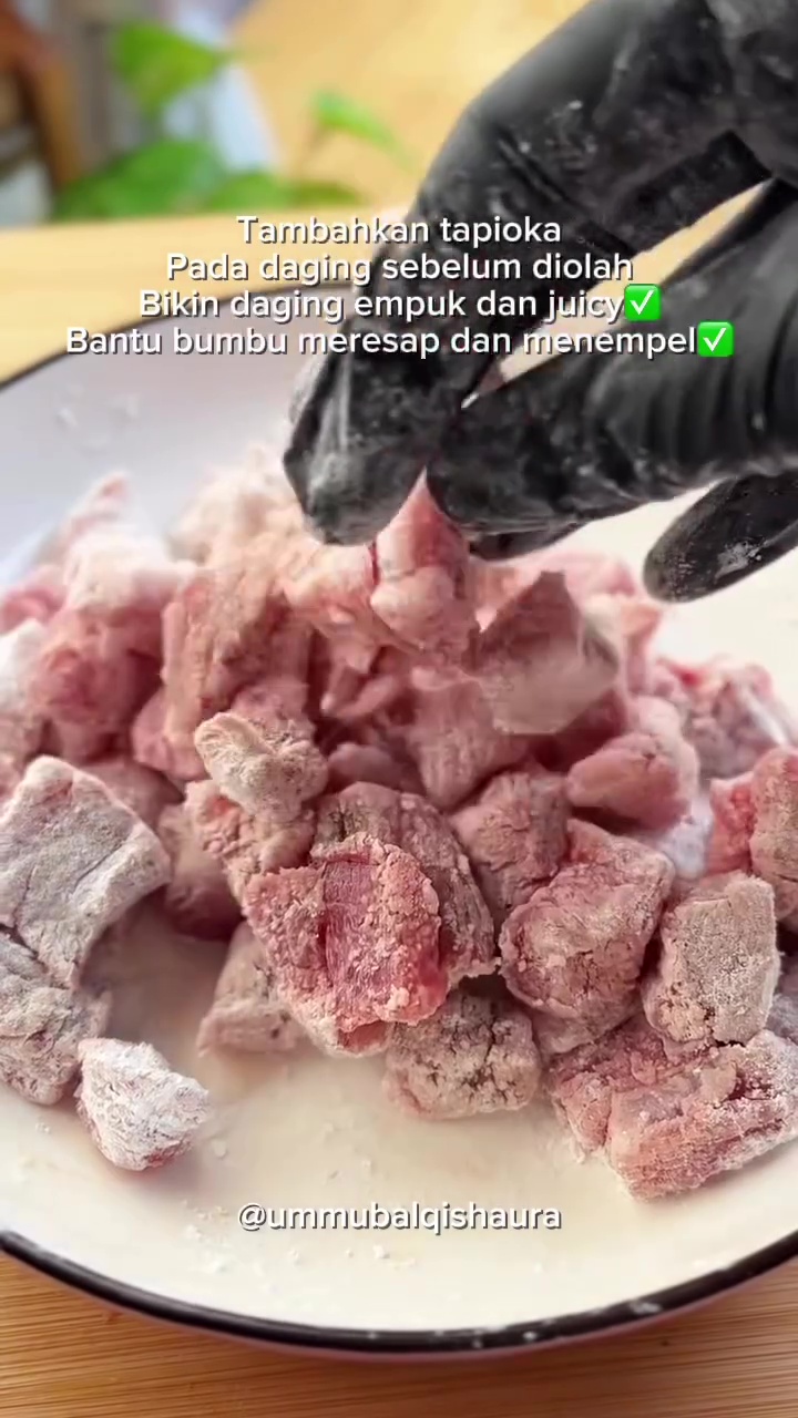 Rahasia ampuh membuat daging cepat empuk tanpa direbus, auto lembut cuma pakai 1 jenis tepung ini