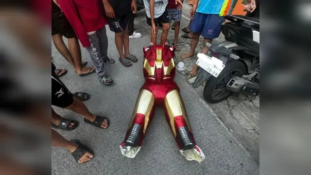 Viral penampakan patung Iron Man milik Ahmad Sahroni yang ikut dijarah, berapa harganya?