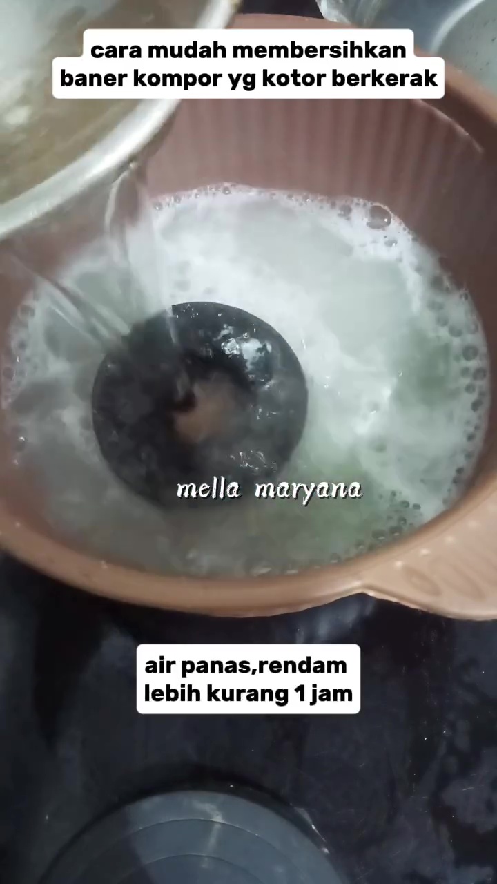 Kerak gosong bikin burner kompor gas dekil, segera rendam dengan cairan ini agar mudah dibersihkan