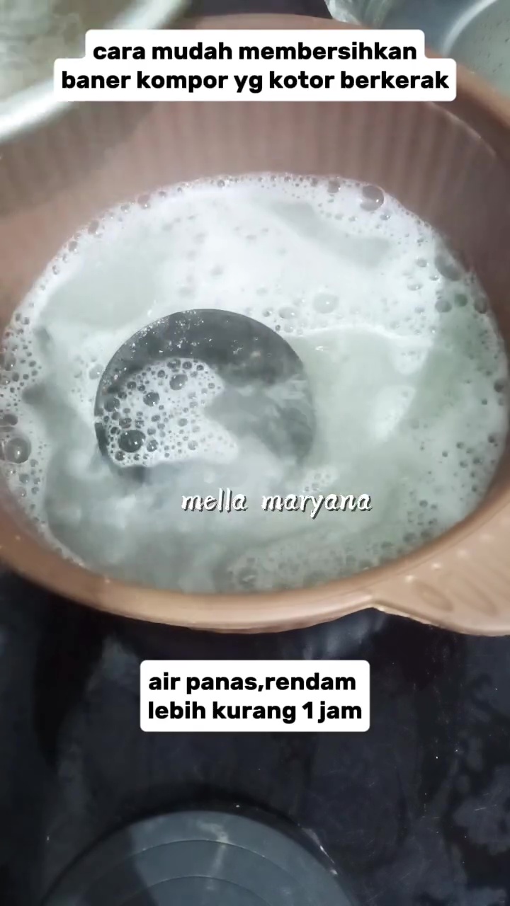 Kerak gosong bikin burner kompor gas dekil, segera rendam dengan cairan ini agar mudah dibersihkan