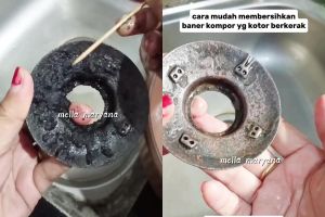 Kerak gosong bikin burner kompor gas dekil, segera rendam dengan cairan ini agar mudah dibersihkan