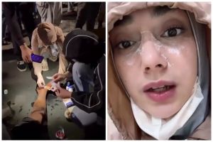 9 Potret Celine Evangelista jadi relawan medis saat demo, ikut bantu membawa makanan untuk massa aksi