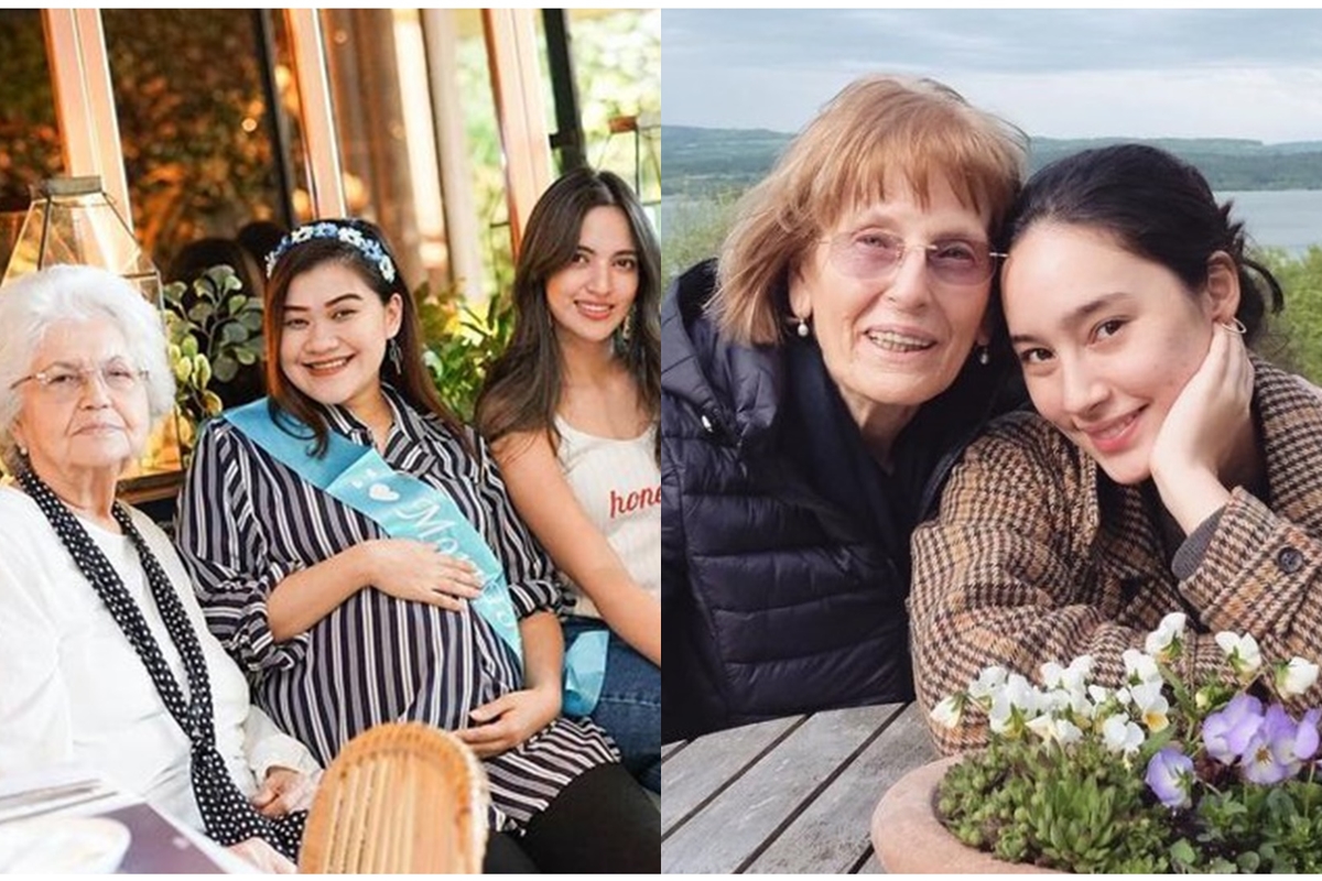 Potret manis 6 seleb bareng kakek-nenek bule, bukti parasnya mirip