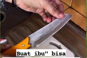 Masih sering pakai batu asahan untuk tajamkan pisau tumpul? Coba 3 cara ini agar lebih praktis
