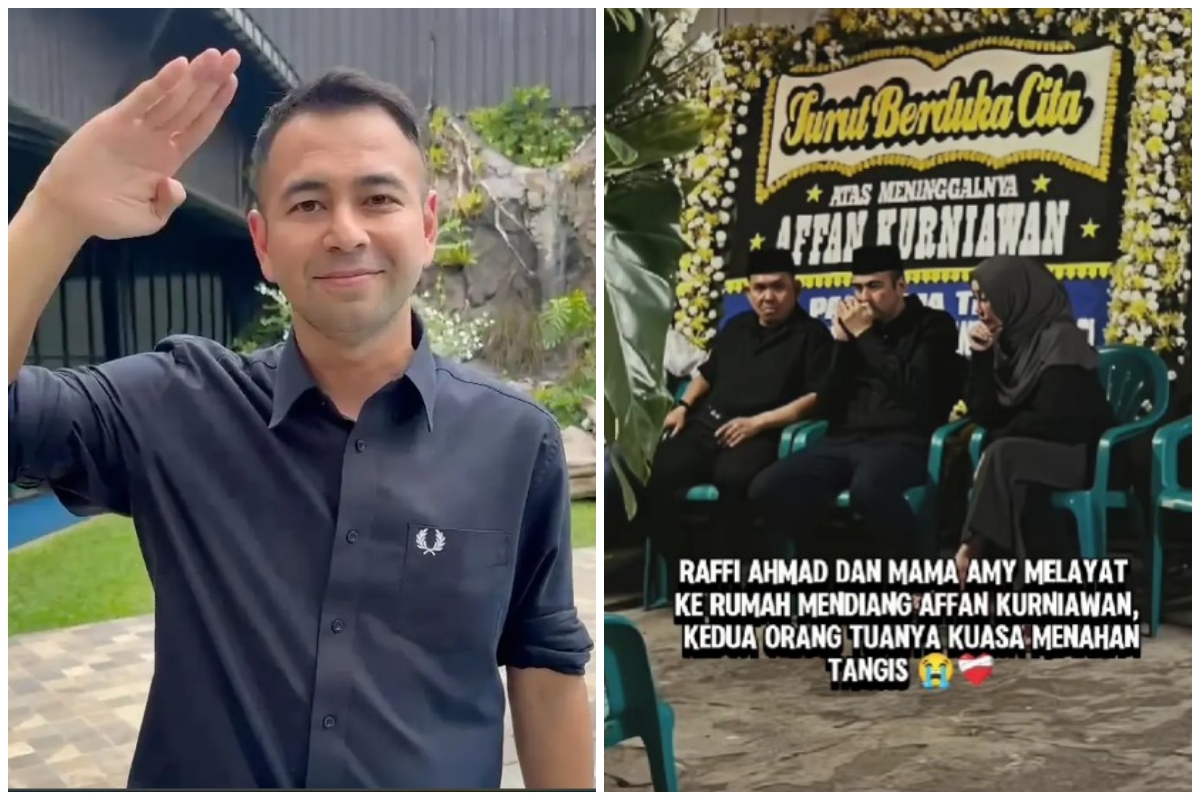 Raffi Ahmad diam-diam layat ke rumah driver ojol Affan, ini 9 potretnya ditemani Amy Qanita