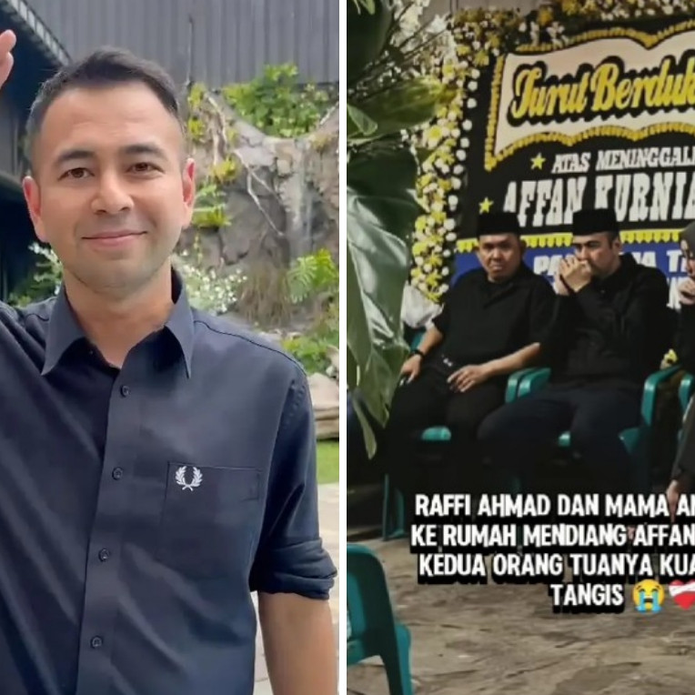 Raffi Ahmad diam-diam layat ke rumah driver ojol Affan, ini 9 potretnya ditemani Amy Qanita