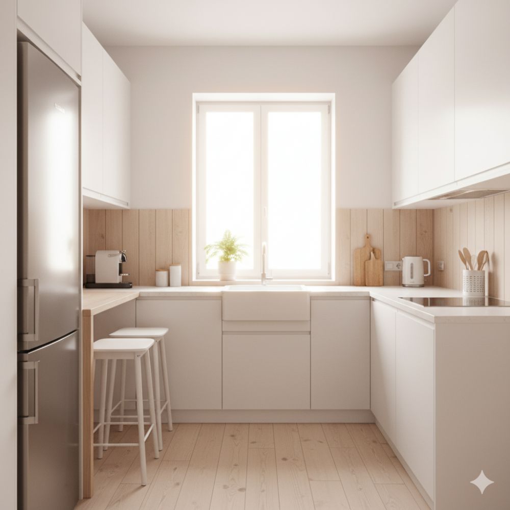 7 Ide desain dapur minimalis ukuran kecil biar tetap estetik dan muat banyak