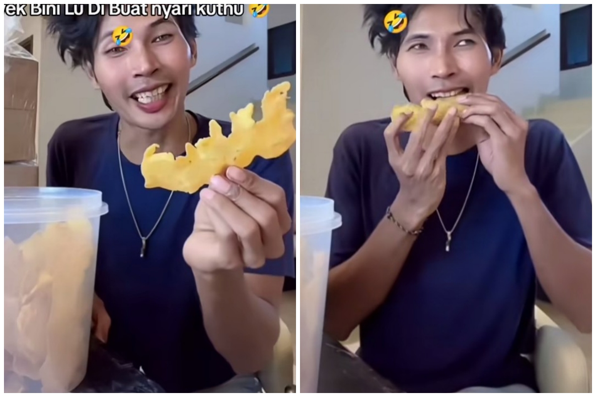 Pinkan Mambo jualan peyek Rp150 ribu, review jujur Arya Khan saat coba dagangan istri ini bikin ngakak