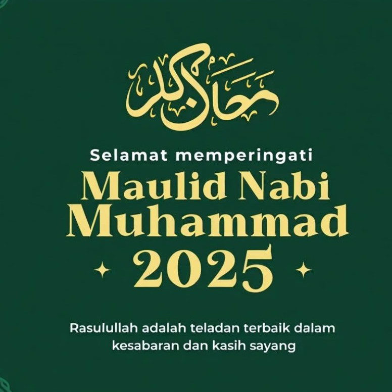 100 Quotes Maulid Nabi Muhammad SAW 2025, penuh makna dan inspirasi kehidupan