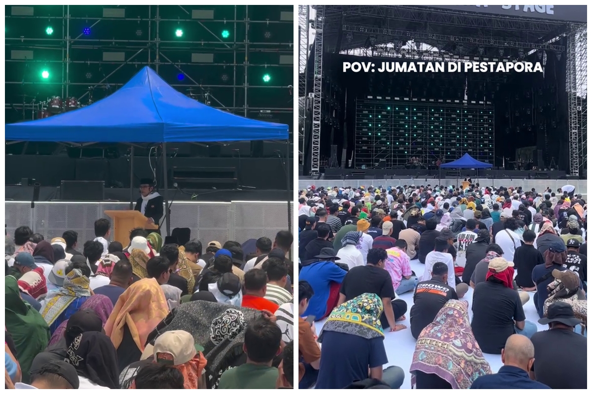 Dihadirkan khusus di hari pertama, ini 9 momen Rhoma Irama jadi imam & khatib solat Jumat di Pestapora