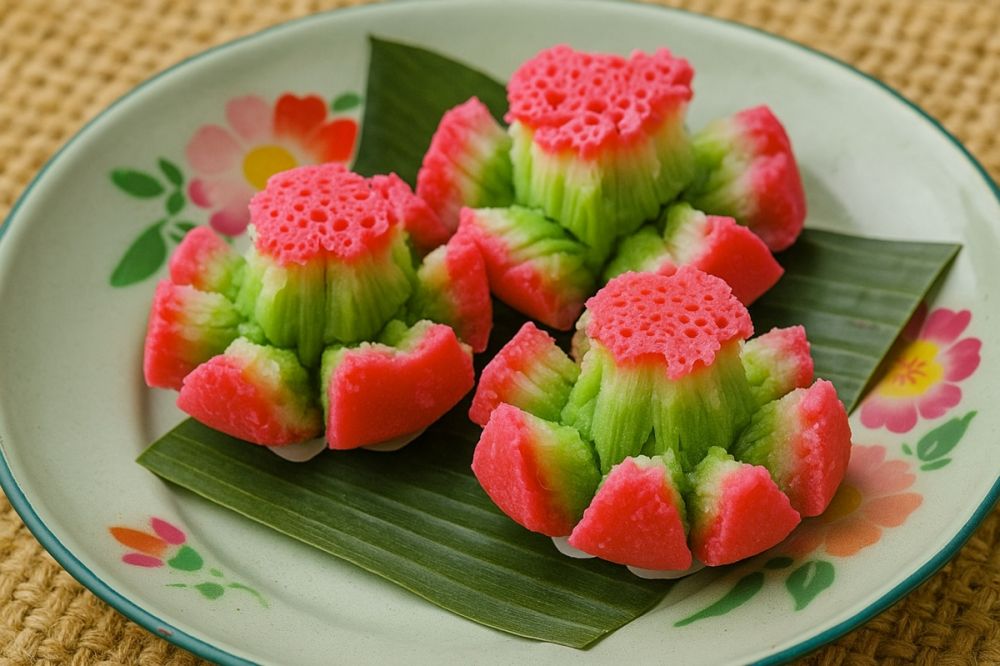 7 Resep jajanan tradisional khas pink-hijau, manisnya bikin nostalgia dan ketagihan