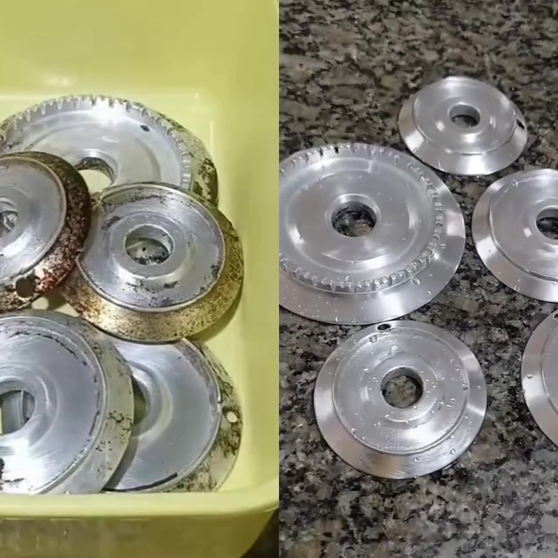 Burner kompor gas berkarat jadi susah dibersihkan? Coba rendam dengan larutan bahan dapur ini