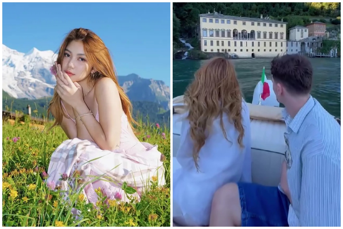 Move on dari Okin, Regina Phoenix kini gandeng pacar bule, ini 7 potretnya saat liburan di Swiss