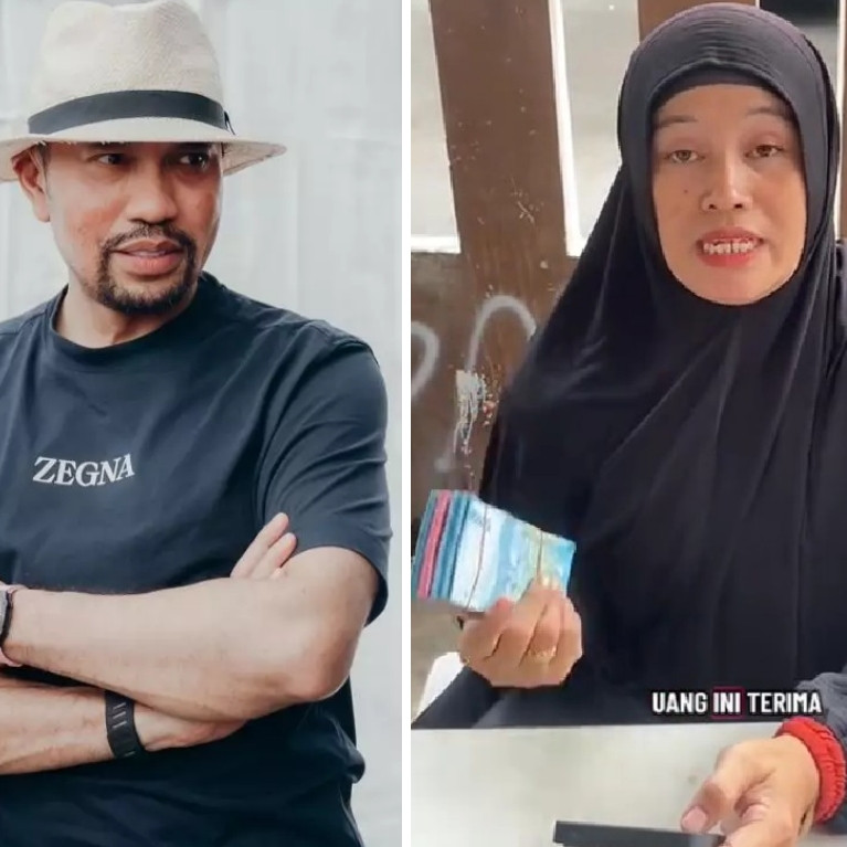 Merasa bersalah, viral emak-emak kembalikan uang dolar milik Sahroni yang dijarah anaknya