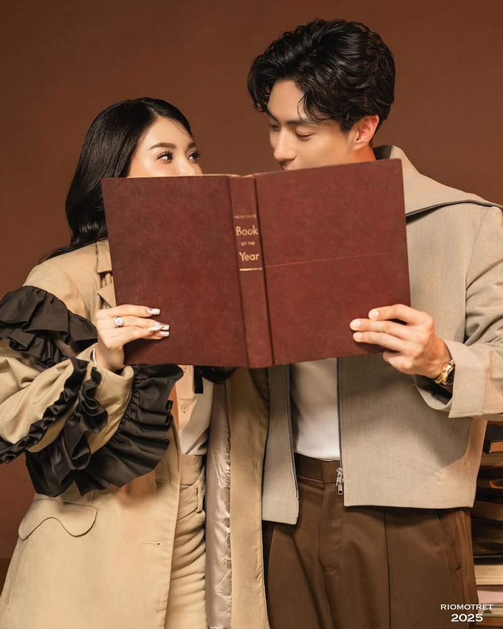 9 Potret mesra Sarwendah dan Giorgio Antonio jalani photoshoot, pesonanya dipuji bak drama china