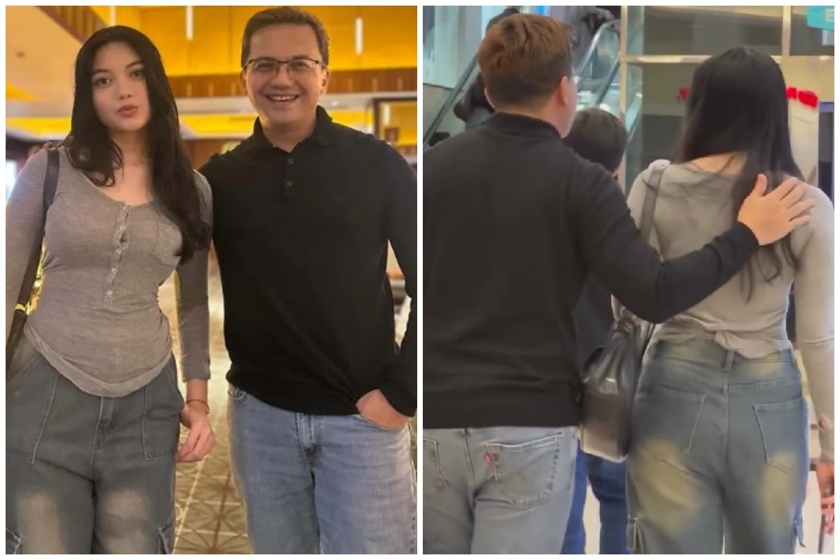 Jalan bareng anak, 9 potret Sahrul Gunawan dan Raihana Zemma saat di mall ini malah dikira pacaran