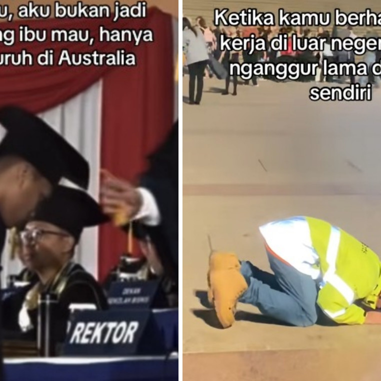 Susahnya kerja di Indonesia, viral pria lulusan IPB sujud syukur jadi buruh di Australia, ini kisahnya