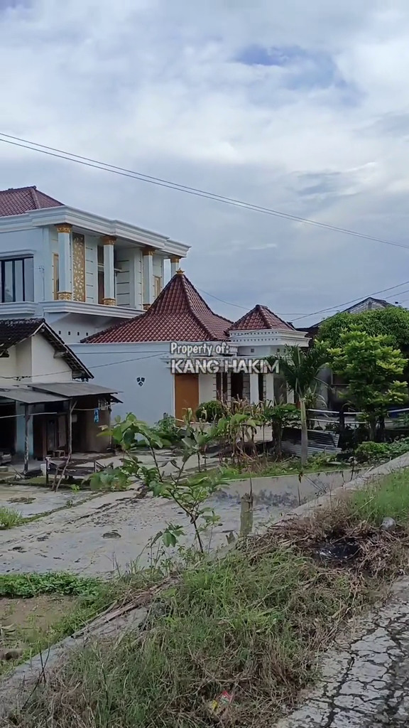 Viral deretan rumah mewah di kampung miliarder pedagang pecel lele Lamongan, 7 potretnya bikin melongo