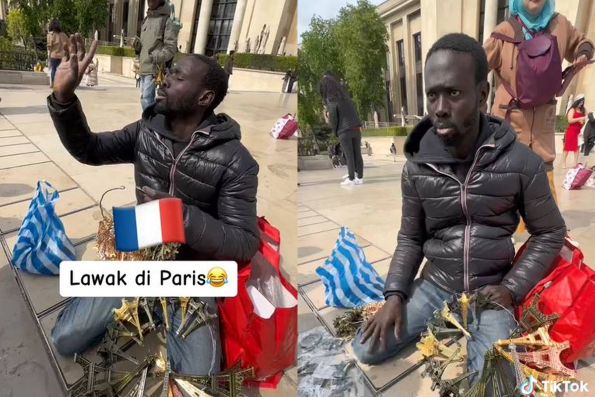 Viral di media sosial, pedagang souvenir di Prancis ini fasih bahasa Indonesia, jago ngelawak juga