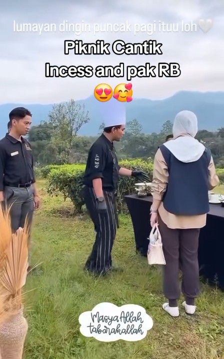 9 Potret piknik cantik di kebun ala Syahrini dan Reino Barack, kemesraannya bak pengantin baru