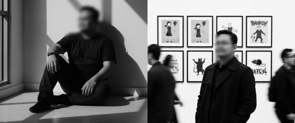 7 Prompt Gemini AI buat bikin foto hitam - putih estetik untuk Instagram, cocok buat feed minimalis