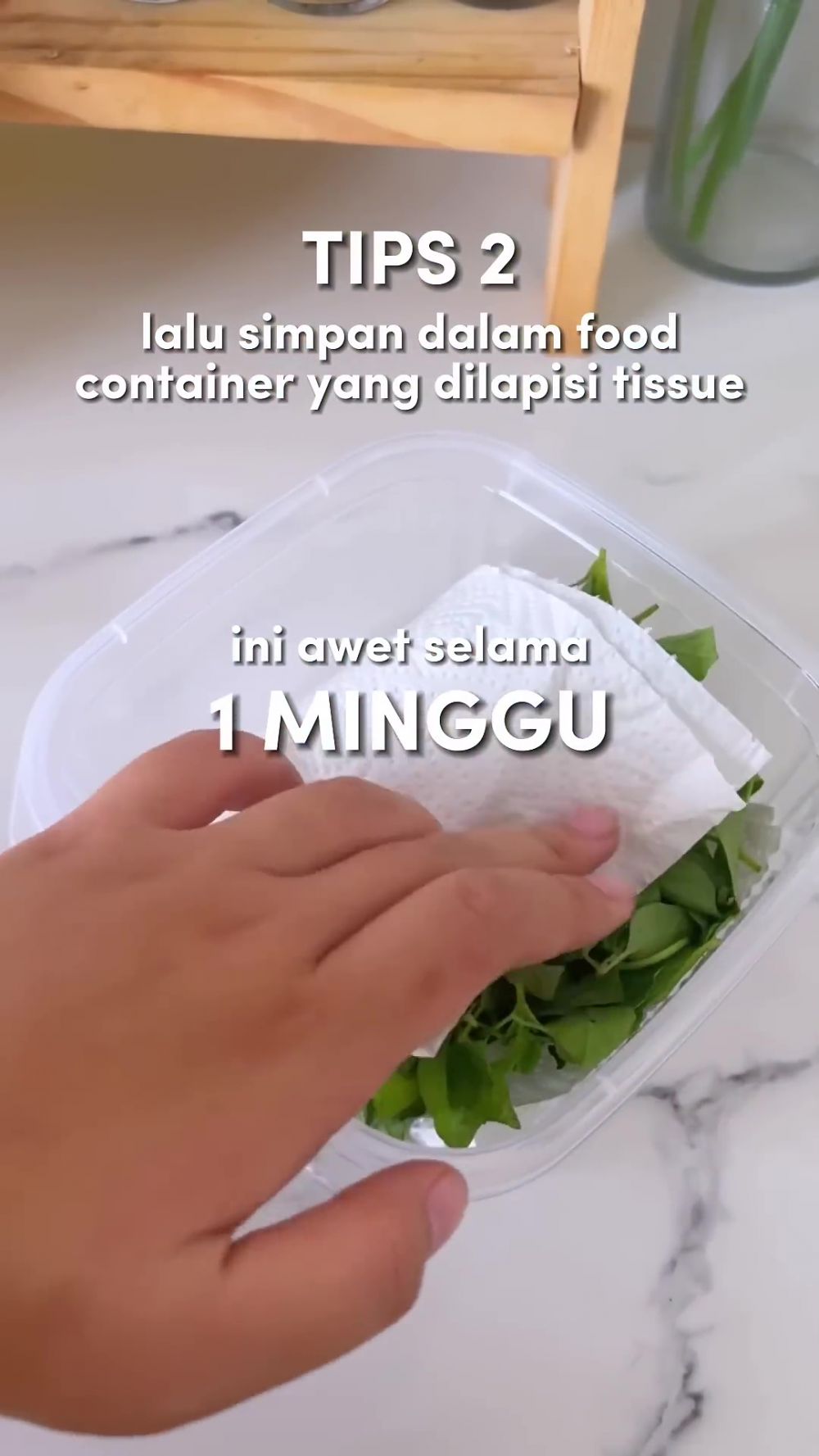 Bukan direndam air, ini cara simpan daun kemangi antilayu dan tetap hijau hingga 1 minggu