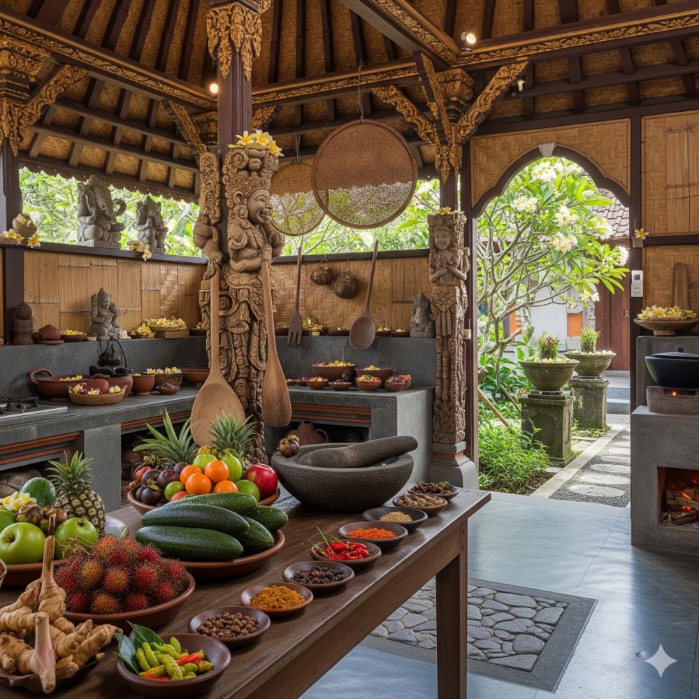 7 Desain dapur terbuka ala pedesaan, bikin rumah sejuk dan masak lebih nyaman