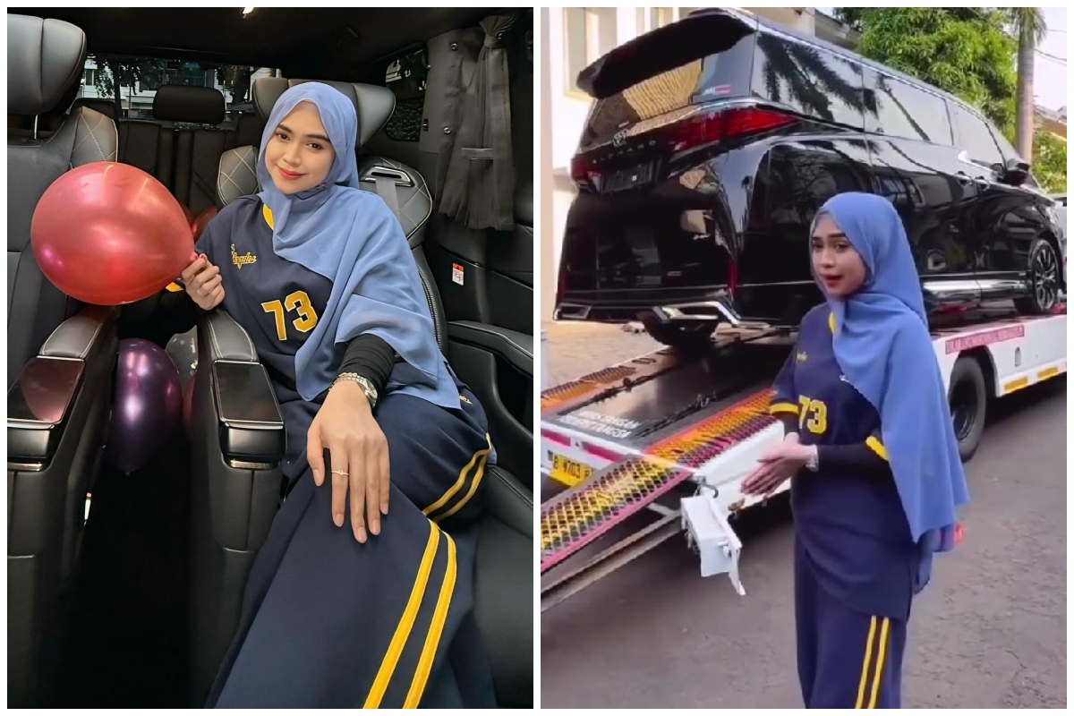 Harga nyaris Rp2 miliar, Ria Ricis beli mobil baru pilihan Moana buat kerja, ini 9 potret mewahnya