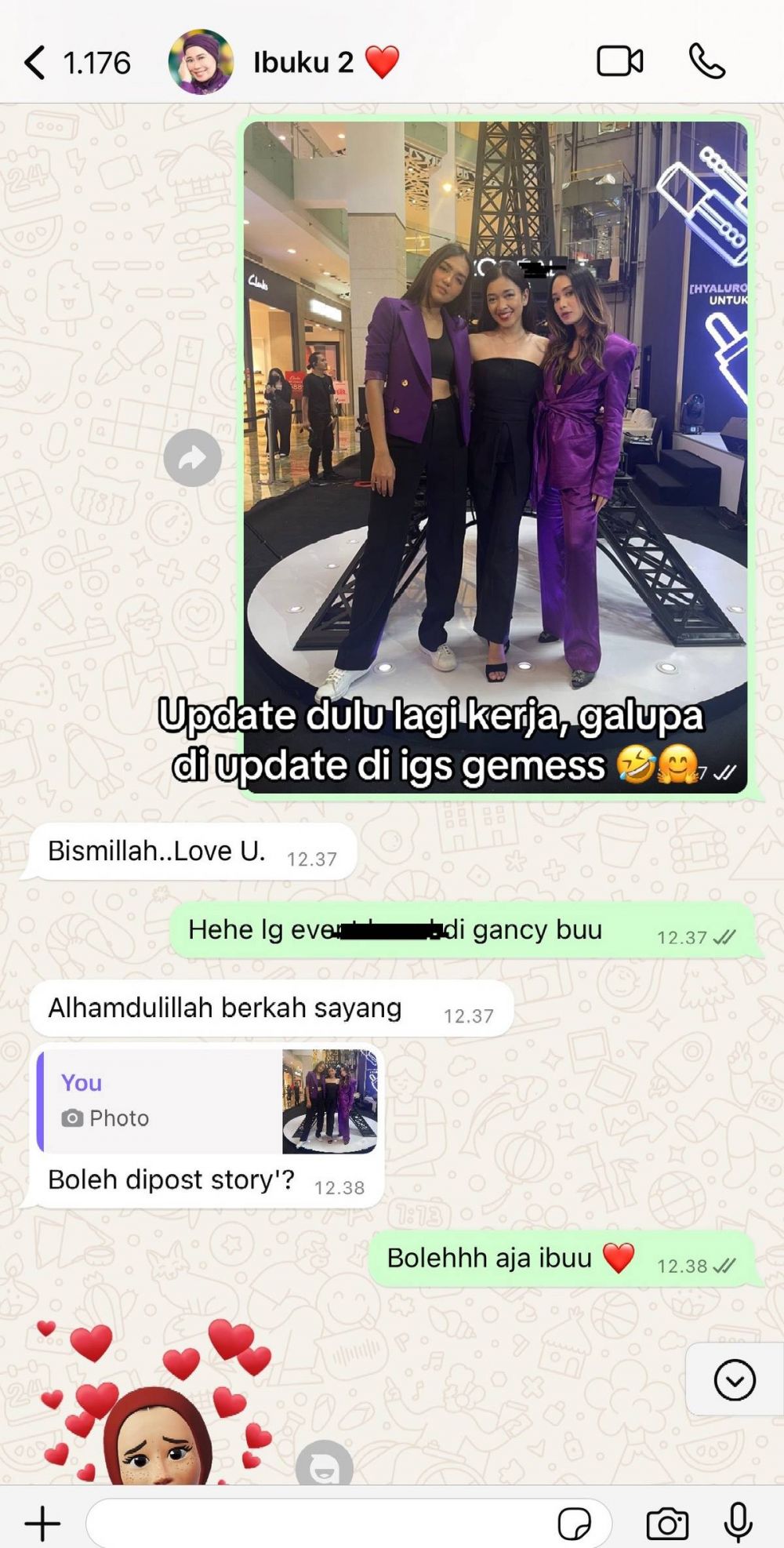 7 Chat Merdi Octavia dengan Dewi Yull ini definisi mertua layaknya bestie, rutin belikan makeup