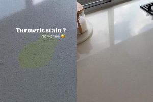 Noda kunyit di meja makan sulit hilang meski sudah digosok? Coba bersihkan pakai cara praktis ini