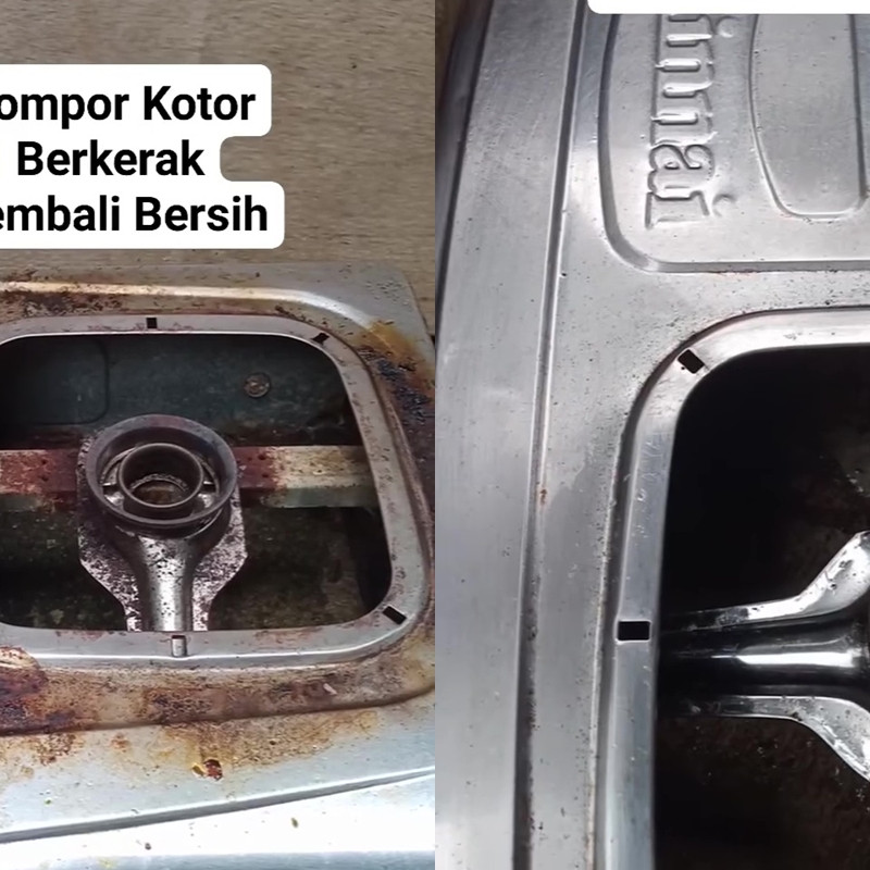 Punya kompor lama yang berkerak tebal? Bersihkan dengan campuran bahan ini biar noda cepat rontok