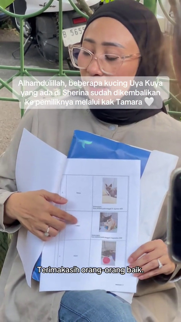 Mediasi 12 jam berujung damai, ini 9 potret Sherina akhirnya kembalikan 5 kucing Uya Kuya